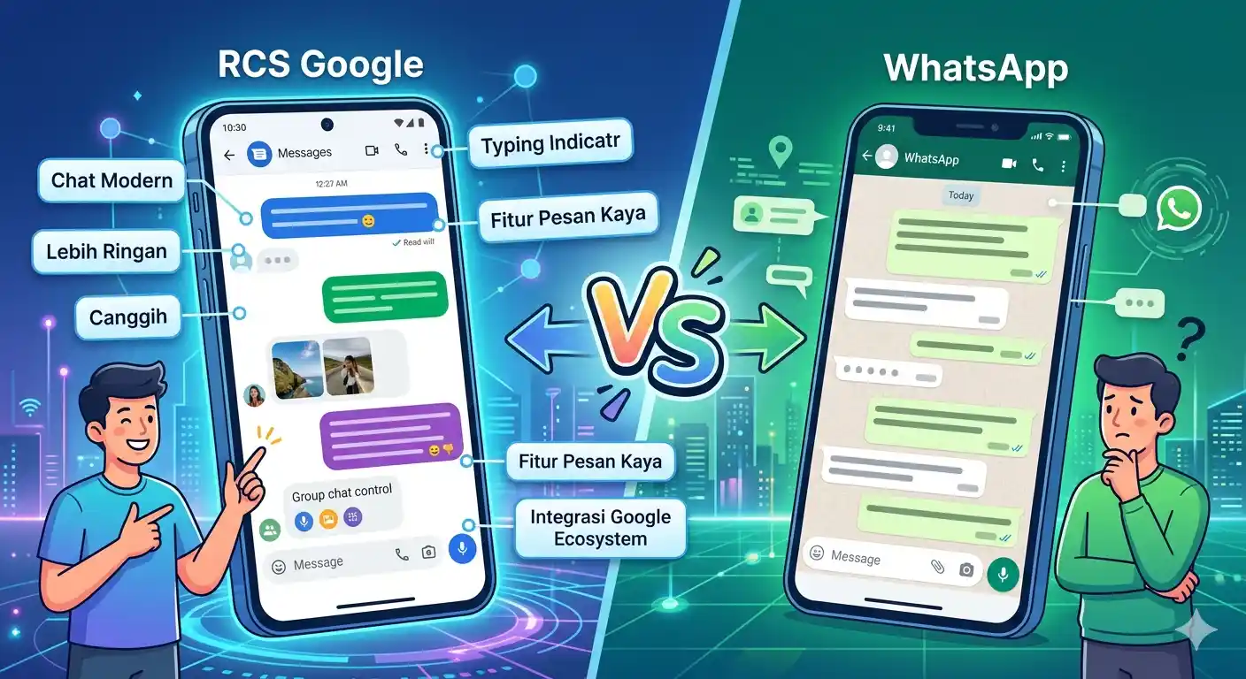 RCS Google Saingi WhatsApp